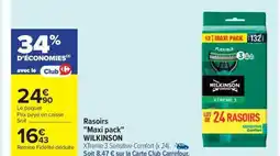 Carrefour Drive WILKINSON Rasoirs offre