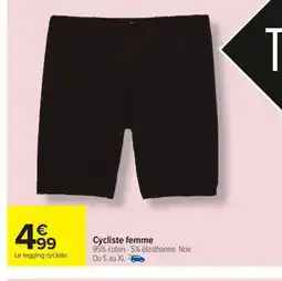 Carrefour Drive Cycliste femme offre