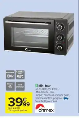 Carrefour Drive Mini four offre