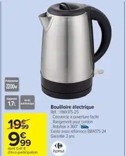 Carrefour Drive Bouilloire électrique offre