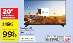 Carrefour Drive CLAYTON Téléviseur offre