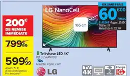 Carrefour Drive LG Téléviseur LED 4K offre