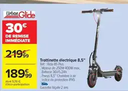 Carrefour Drive Trottinette électrique 8,5 offre