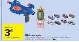 Carrefour Drive Foire aux jouets offre