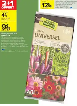 Carrefour Drive UAB CARREFOUR Terreau universel offre