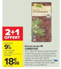 NF CARREFOUR Ecorces de pin