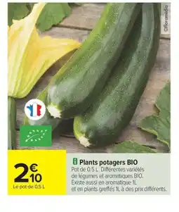 Carrefour Drive Plants potagers BIO offre