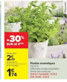 Carrefour Drive Plantes aromatiques offre