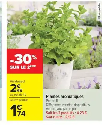 Carrefour Drive Plantes aromatiques offre