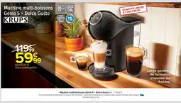 Carrefour Drive KRUPS Machine multi-boissons Génio S+ Dolce Gusto offre