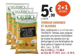 E.Leclerc TERREAU AGRUMES ET OLIVIERS offre