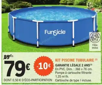 E.Leclerc Kit Piscine Tubulaire offre