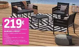 E.Leclerc SALON BAS 4 PIÈCES offre