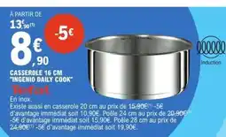 E.Leclerc Casserole 16 cm Ingenio Daily Cook offre