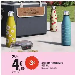 E.Leclerc GOURDES ISOTHERMES 500 ML offre