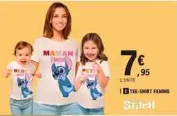 E.Leclerc 2 TEE-SHIRT FEMME offre