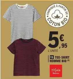 E.Leclerc TEE-SHIRT HOMME BIO offre