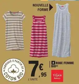 E.Leclerc ROBE FEMME BIO offre
