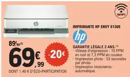 E.Leclerc IMPRIMANTE HP ENVY 6130E offre