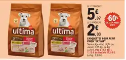 E.Leclerc CROQUETTES POUR PETIT CHIEN 'ULTIMA' offre