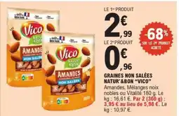 E.Leclerc Graines non salées Natur'&Bon “Vico” offre