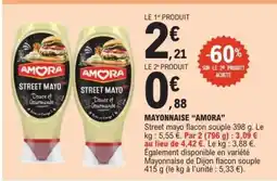 E.Leclerc Mayonnaise AMORA offre