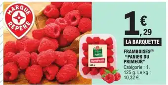 E.Leclerc FRAMBOISES PANIER DU PRIMEUR offre