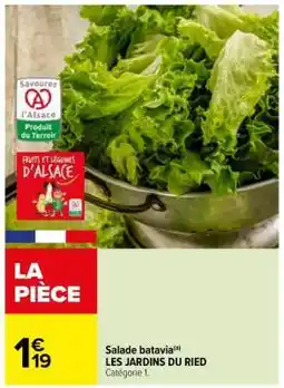 Carrefour Salade Batavia offre