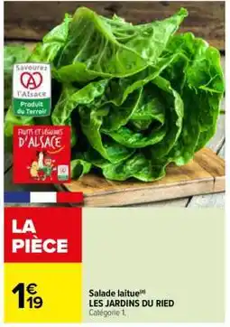 Carrefour SALADE LAITUE offre