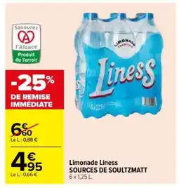 Carrefour LIMONADE “LINESS” offre