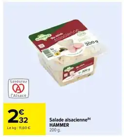 Carrefour Salade alsacienne offre
