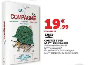 Coffret 3 Dvd La 7eme Compagnie