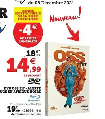 Hyper U Dvd Oss 117 - Alerte Uge En Afrique Noire offre