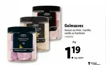 Lidl Guimauves Deluxe offre