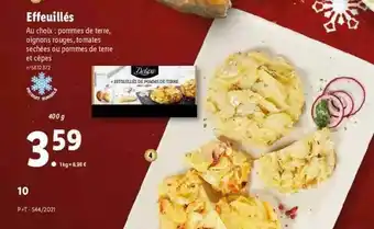 Lidl Effeuillés Deluxe offre