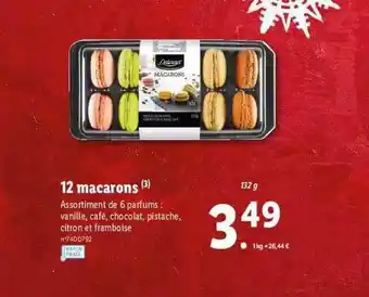 Lidl 12 Macarons Deluxe offre