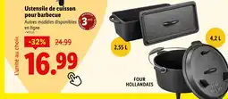 Lidl Grill Meister Ustensile de cuisson pour barbecue offre