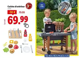 Lidl Smoby Cuisine d’extérieur offre