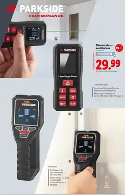 Lidl PARKSIDE Télémètre laser ou détecteur offre