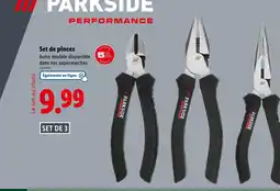 Lidl PARKSIDE PERFORMANCE Set de pinces offre