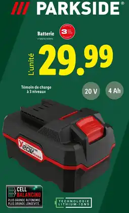 Lidl PARKSIDE Batterie offre