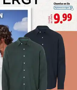 Lidl Chemise en lin offre