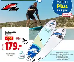 Lidl F2 Stand up paddle gonflable offre