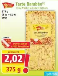 Norma Pierre schmidt - tarte flambée offre
