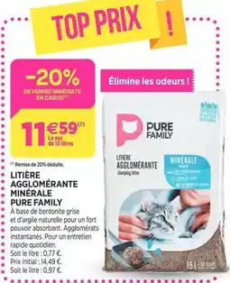 Delbard Pure family - litiÚre agglomérante minerale offre