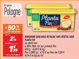 Netto Planta fin - margarine sans huile de palme 100% végétal doux offre