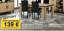 KREABEL Grand dressoir meuble bar offre