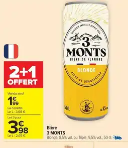 Carrefour Drive 3 MONTS Bière offre