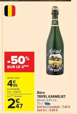 Carrefour Drive BIERE KARMELIET Bière offre