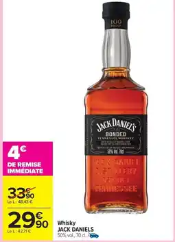 Carrefour Drive JACK DANIEL Whisky offre